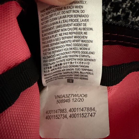 Vans Off The Wall Got This Mini Pink Backpack Checkered Straps. Skater Y2K - Picture 7 of 8